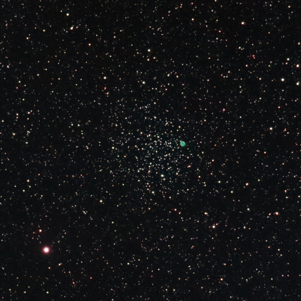 Open Cluster Messier 46 and Planetary Nebula NGC 2438