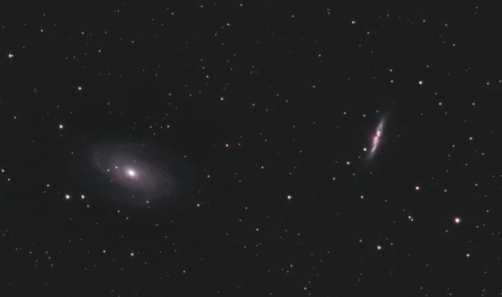 Messier 81 and Messier 82