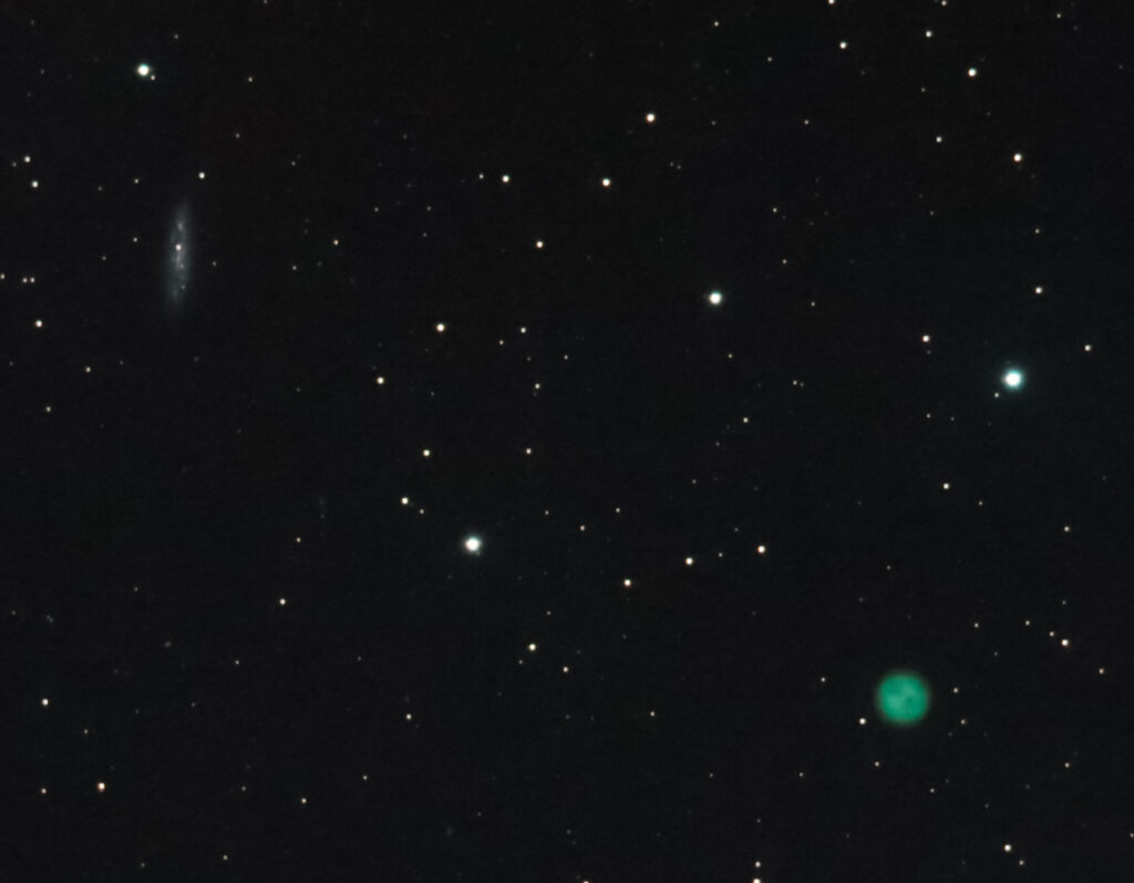 Messier 108 (left) and Messier 97 (right)