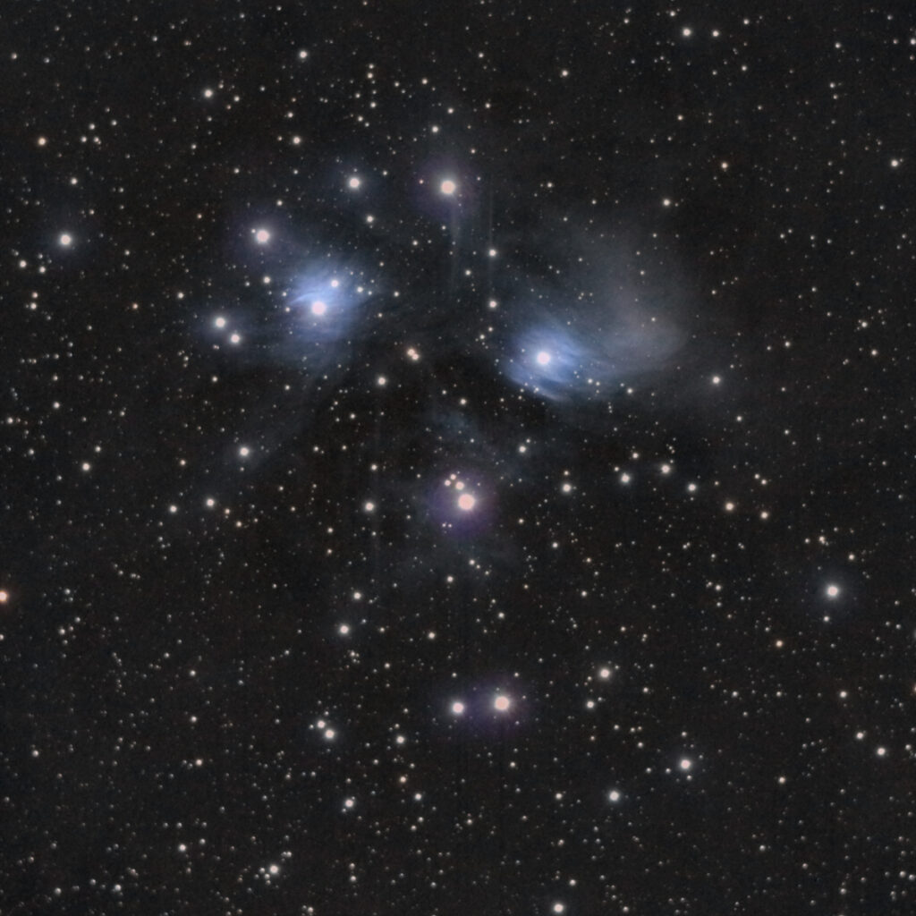 Messier 45, the Pleiades