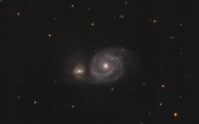 Messier 51 close-up